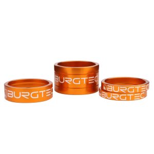 Aluminijasta krmilna podložka Burgtec / iron bro orange